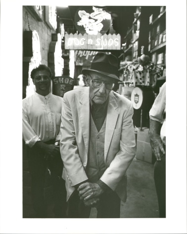William S. Burroughs, LACMA, July, 1996, Archival Pigment Print