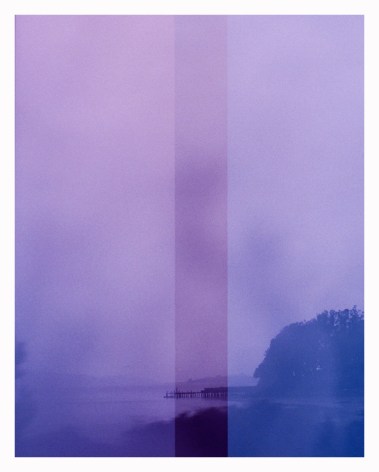 Glimpse of Tomales Bay at 50mph, 2023, Archival Pigment Print