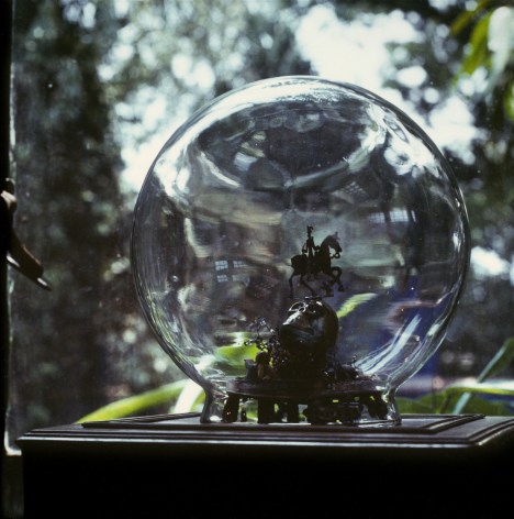 Frida&rsquo;s Blue House, Don Quixote On Skull, 1987, Archival Pigment Print