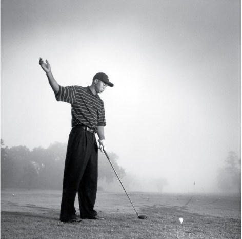 Tiger Woods, 2000, Silver Gelatin Photograph