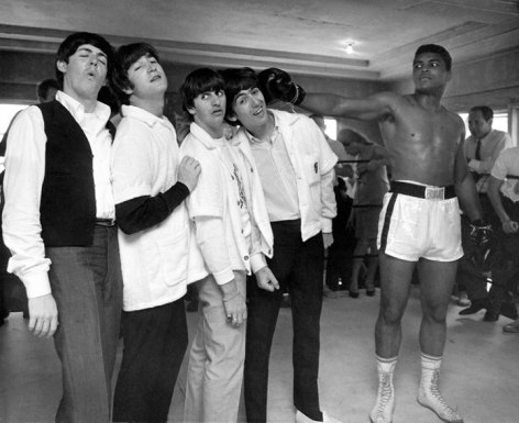 Ali Hits George, 5th Street Gym, Miami, 1964