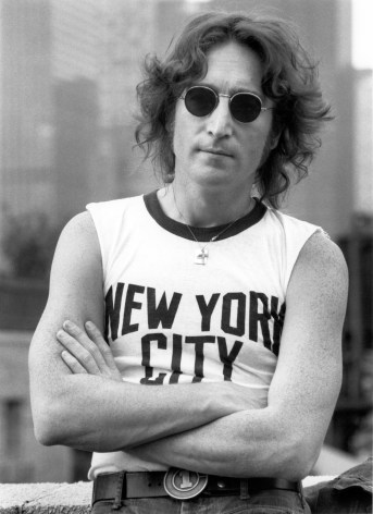 Bob Gruen John Lennon with New York City T-Shirt, New York City, 1974