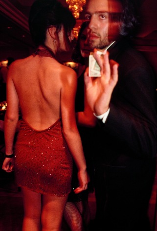 Xavier, 17, tips a parking valet at the Lyc&eacute;e Fran&ccedil;ais de Los Angeles prom at the Bel Age Hotel, West Hollywood, 1995, Archival Pigment Print