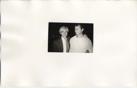 Andy with Bill Murray, 1981, Silver Gelatin Photograph