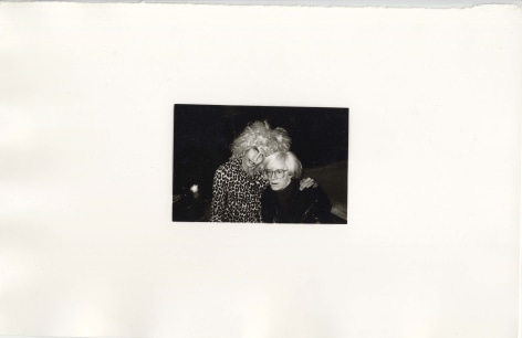 Kenny Schraf and Andy, 1986, Silver Gelatin Photograph