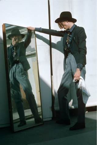 David Bowie, Mirror, Los Angeles, 1974, Archival Pigment Print