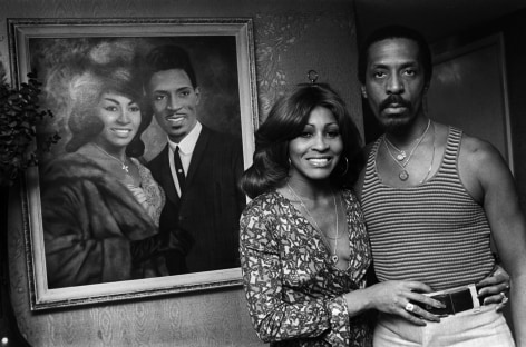 Ike and Tina Turner at Home, Los Angeles, 1974, Silver Gelatin Photograph