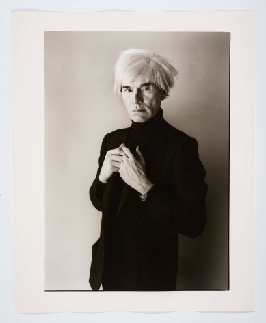 Andy Modeling II, 1983, Silver Gelatin Photograph