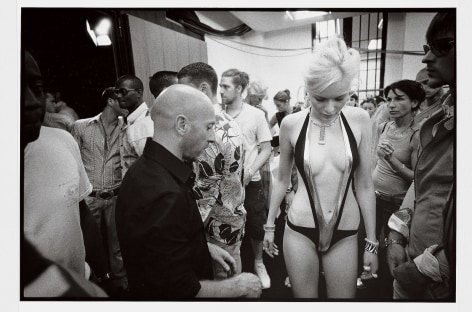 Backstage at Dolce and Gabbana Show, Milan, Italy, 2003, Archival Pigment Print