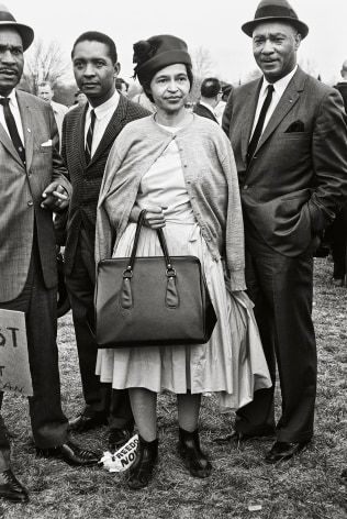Rosa Parks, Selma March, 1965, Silver Gelatin Photograph