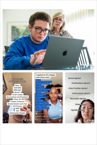 College Applications Jonathan, 17, reads a college rejection email with his mom. Despite straight A&#039;s and impressive extracurriculars, he was rejected by all 18 colleges he applied to. He eventually was accepted to UC Santa Barbara off the waitlist. On social media, seniors share their achievements and disappointments, prompting endless comparison, 2025