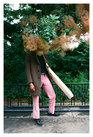 Sisson and a Smoke Tree, NYC, 2017, Archival Pigment Print