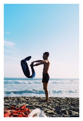 Greg Shaking Out His Towel, 2013, Archival Pigment Print