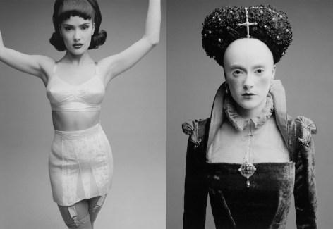 Salma Hayek, Diptych, Los Angeles, 1999, (From the series beauty:LIGHT: Pictures at a Magazine)