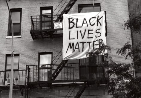 Black Lives Matter banner, New York City, 2020, Archival Pigment Print