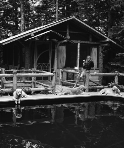 Kate Moss, Camp Longwood, Adirondack Park, New York, 1997, Silver Gelatin Photograph, Ed. of 10