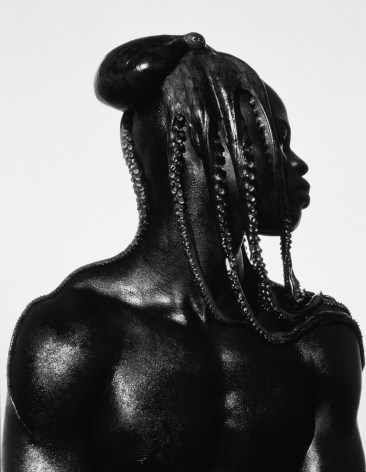 Djimon with Octopus, Hollywood, 1989, 20 x 16 Inches, Silver Gelatin Photograph Edition of 25