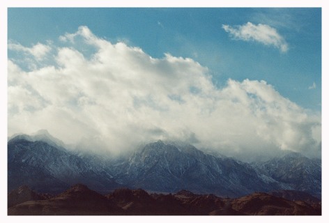 Mountains above Lone Pine, 2024, Archival Pigment Print