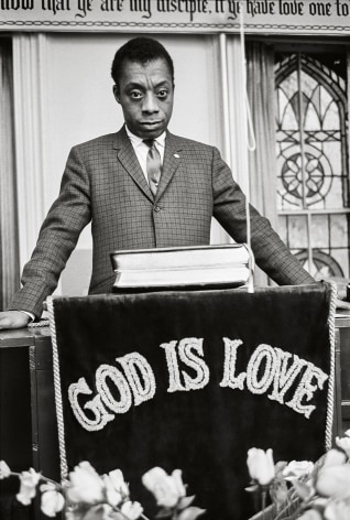 James Baldwin, God is Love, New York, 1963, Silver Gelatin Photograph