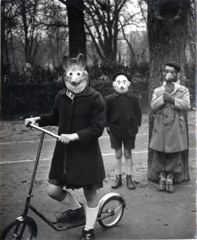 Mardi Gras, Luxembourg Park, Paris, 1953, Silver Gelatin Photograph, Ed. of 15