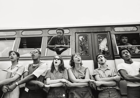 &ldquo;We Shall Overcome&rdquo;, Students Leaving for &ldquo;Summer of &#039;64&rdquo;, Oxford, Ohio, 1964