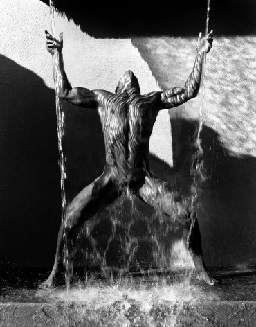 Waterfall II, Hollywood, 1988, 20 x 16 Inches, Platinum Photograph, Edition of 25