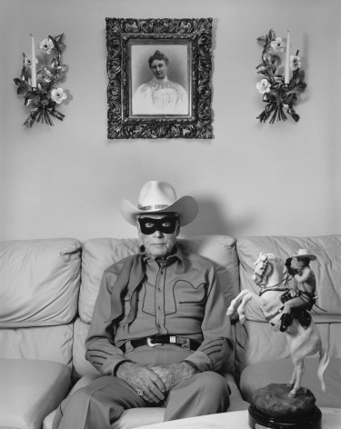 Clayton Moore, The Original &quot;Lone Ranger&quot;, Los Angeles,&nbsp;1992, Silver Gelatin Photograph