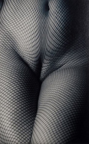 Netztorso III, (Torso in Net Three), 1994, Vintage Blue Toned Silver Gelatin Photograph, Ed. of 30