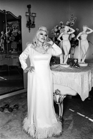 Mae West at home, Los Angeles, CA, 1969, Silver Gelatin Photograph