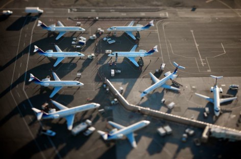 Kennedy Airport, Queens, NY (Laforet JFK Aerial Tilt Shift 02)