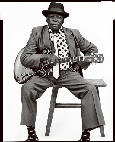 John Lee Hooker, Vallejo, CA,&nbsp;1990, 20 x 16 inches, Silver Gelatin Photograph, Ed. of 25