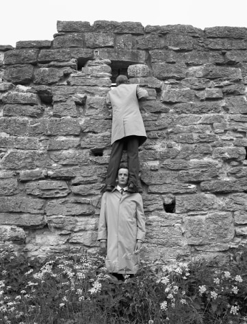 Two Men at a Wall, 1999, Archival Pigment Print, Combined Edition of 25