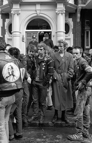 Punks, Sid Vicious Memorial March, London, 1979, Archival Pigment Print
