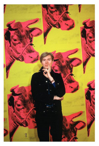 Andy Warhol with Cows (color), Los Angeles, June, 1966, Archival Pigment Print