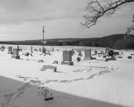 January Cemetary, 2021, Archvial Pigment Print