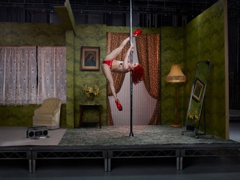 Sasha Flexy, Pole Dancer, 2016, C-Print