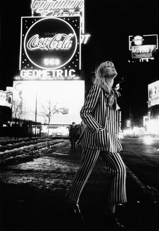 Steve Schapiro Nico in Times Square, New York, 1968