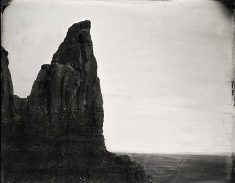 She Wore a Yellow Ribbon, Monument Valley, 2014, Unique Collodion Wet Plate