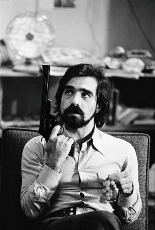 Martin Scorsese with Gun and Grapes, &quot;Taxi Driver,&quot; New York, 1975