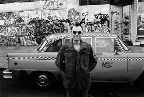 Robert DeNiro with Cab &amp;amp; Graffiti, &quot;Taxi Driver,&quot; 1975, Silver Gelatin Photograph