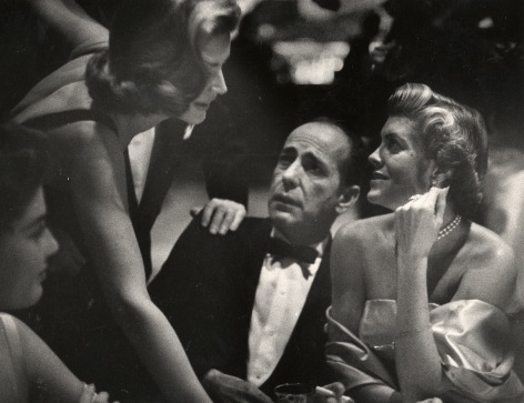 Lauren Bacall, Humphrey Bogart and Rocky Cooper, c. 1950&#039;s, Silver Gelatin Photograph