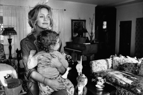 Goldie Hawn with son, Los Angeles, 1978, Silver Gelatin Photograph