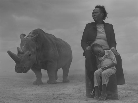 Nuria, Zara and Najin, Kenya, 2020, Archival Pigment Print