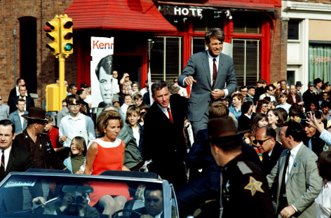 Robert Kennedy Campaigning in Indiana, 1968, Archival Pigment Print