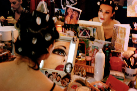 Showgirl Anne-Margaret, Stardust Hotel, Las Vegas, Nevada, 1995, Archival Pigment Print