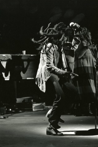 Bob Marley Dancing on Stage, 1978, Silver Gelatin Photograph