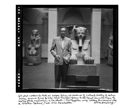 Allen Ginsberg William S. Burroughs, Metropolitan Museum of Art, Fall, N.Y.C., 1953