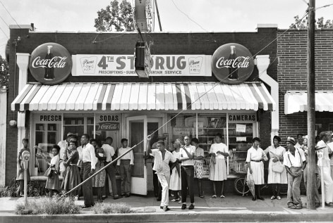 Organizers at &quot;Doc&quot; Aaron Henry&#039;s Drugstore, Clarksdale, 1963, Silver Gelatin Photograph
