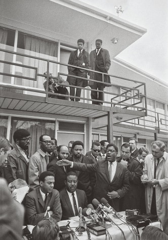 Press Conference Following Dr. King&#039;s Assissination, Memphis, Tennesse, 1968, Silver Gelatin Photograph
