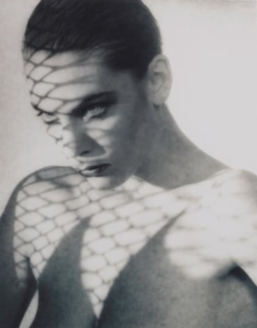 Sylvie Portrait I, 1991, Vintage Blue Toned Silver Gelatin Photograph, Ed. of 30